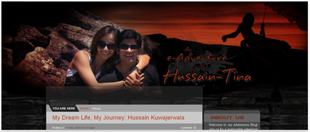 Hussain and Tina Blog